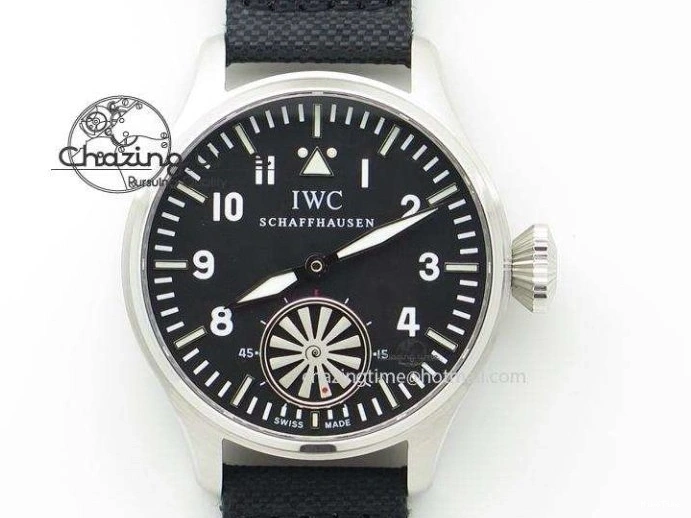 MIROTIME 0114 Big Pilot IW329701 M+F 1:1 Best Edition Black Dial on Brown Leather Strap MY RelaxedFit 7005